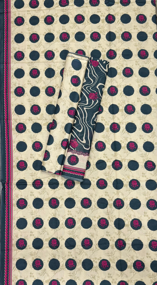 BIN SAEED Unstitched 3 Piece Printed Cotton Collection