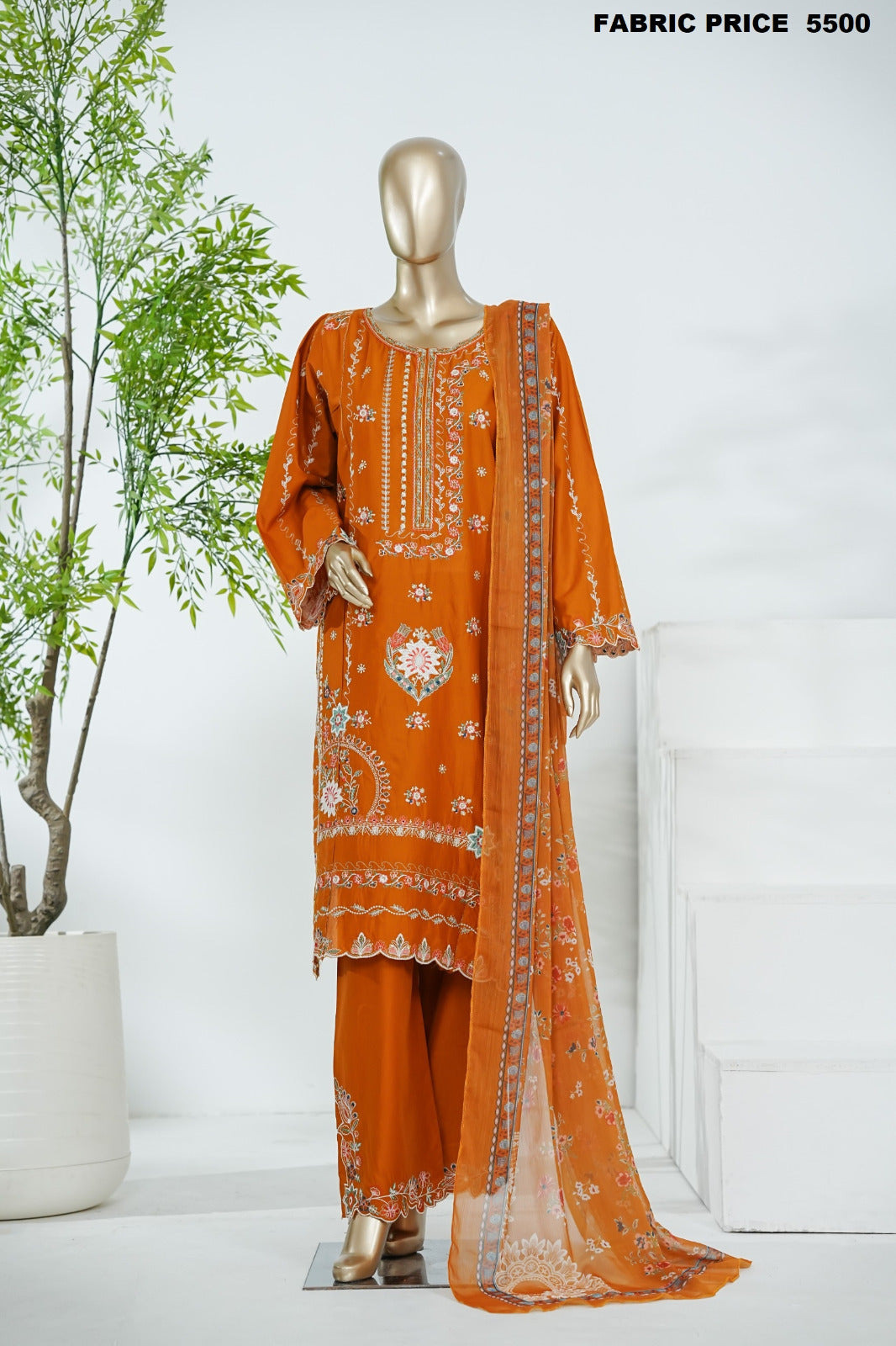 Bin Saeed | Stitched 3 Pc Luxury Embroidered Lawn Collection