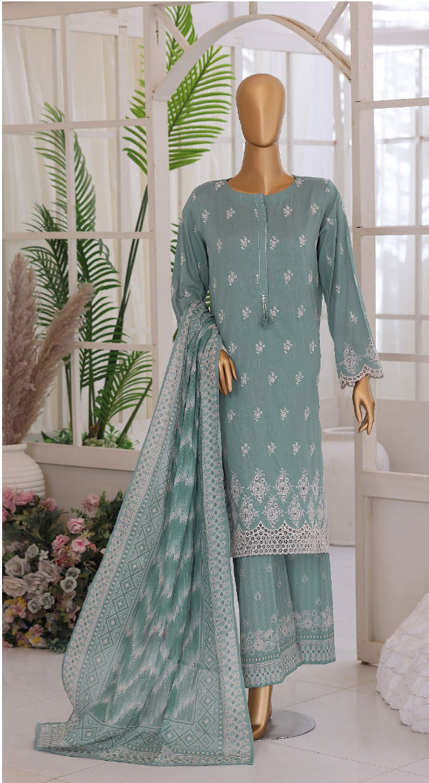 ORIENTAL Printkari | Unstitched 3Pc Embroidered Lawn Collection