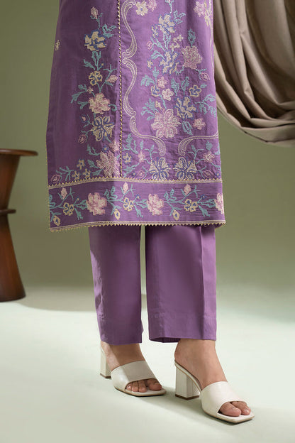 Zellbury | Unstitch 3 Pc Embroidered Jacquard Collection