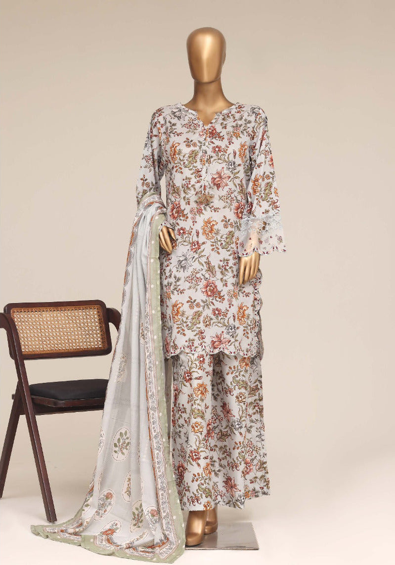 SADA BAHAR | Stitched 3 Piece Embroidered Lawn Collection