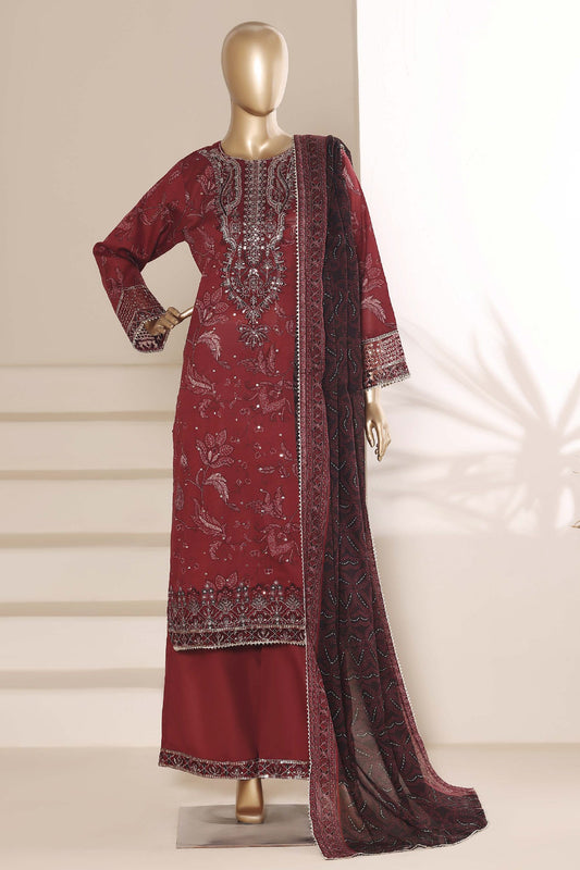 Sada Bahar | Stitch 3 Pc Regal Festive Embroidered Lawn Collection