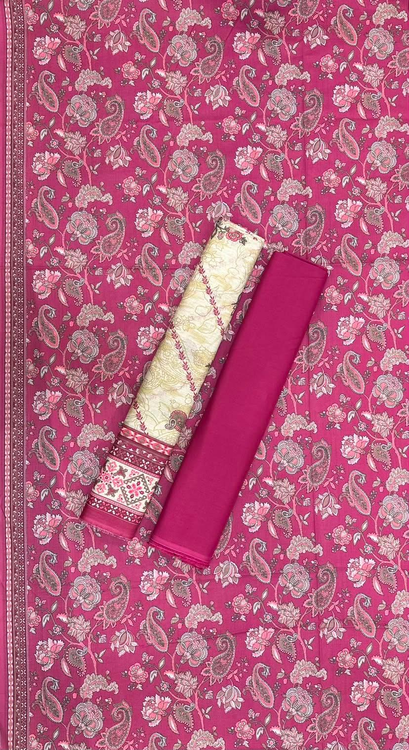 BIN SAEED Unstitched 3 Piece Printed Cotton Collection