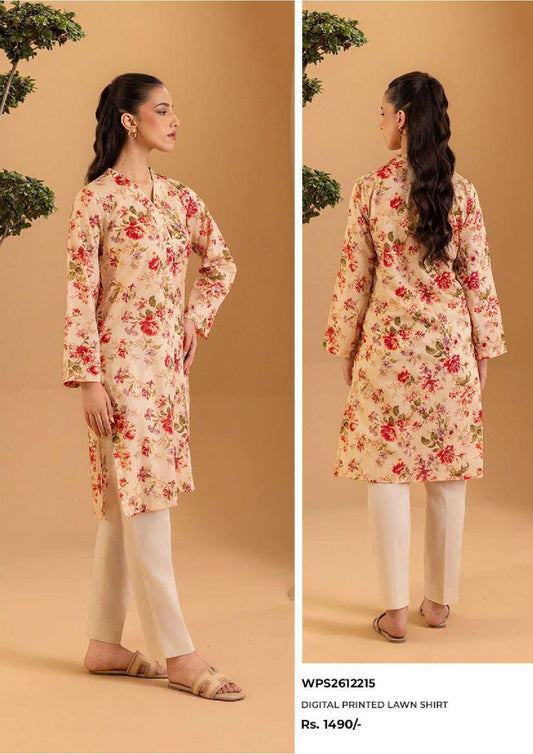 Zellbury | Stitch 1 Pc Printed Lawn Shirt