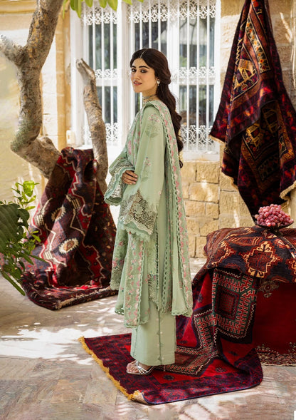 KAHF Unstitched 3-Piece Embroidered Premium Lawn Collection.