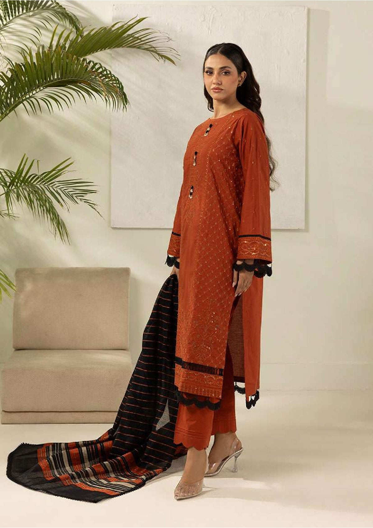 Zellbury | Unstitch 3 Pc Digital Embroidered Lawn Collection