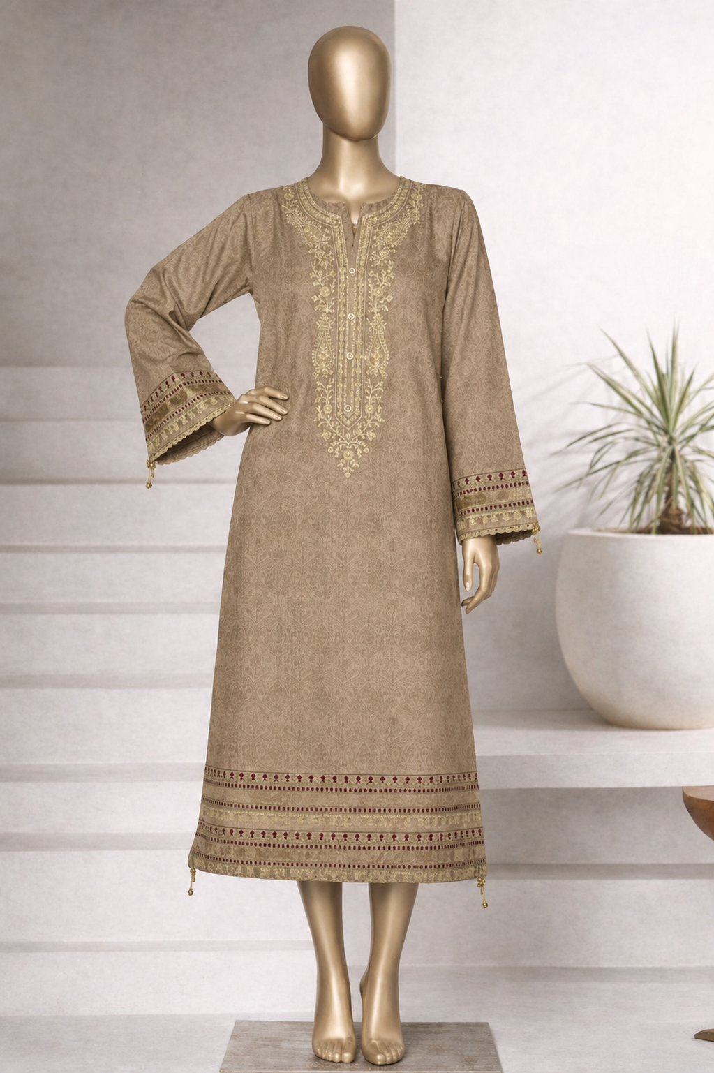 BIN SAEED | Stitch 1 PC SILK Kurti