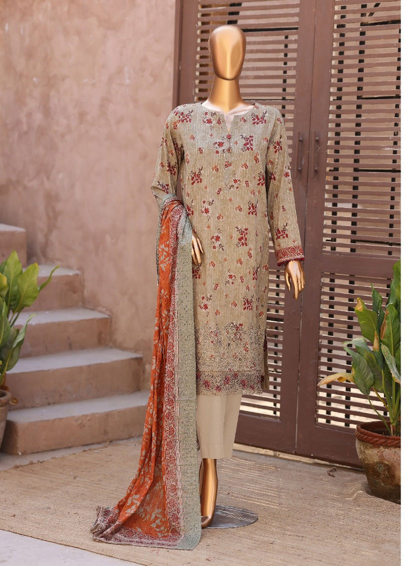 Nayab By HZ | Unstitch 3 Pc Textiles Printkari Embroidered Lawn Collection