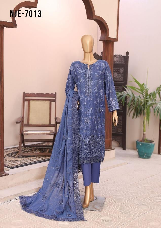 Ninokara by HZ | Unstitch 3 Pc Embroidered Jacquard Collection