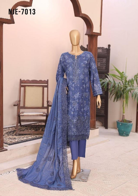Ninokara by HZ | Unstitch 3 Pc Embroidered Jacquard Collection