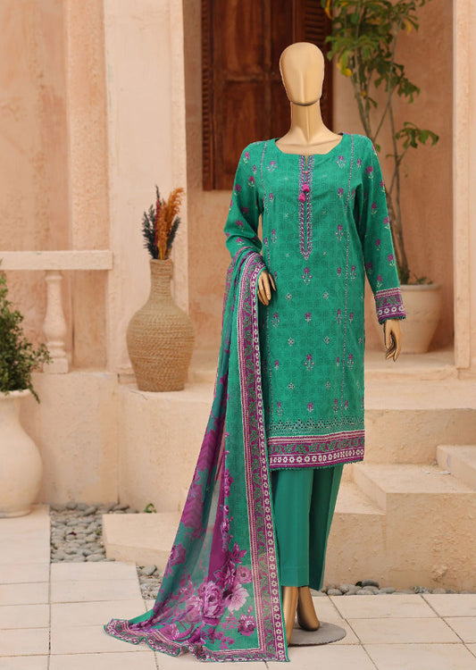 ASASA | Unstitched 3Pc Embroidered Lawn Collection