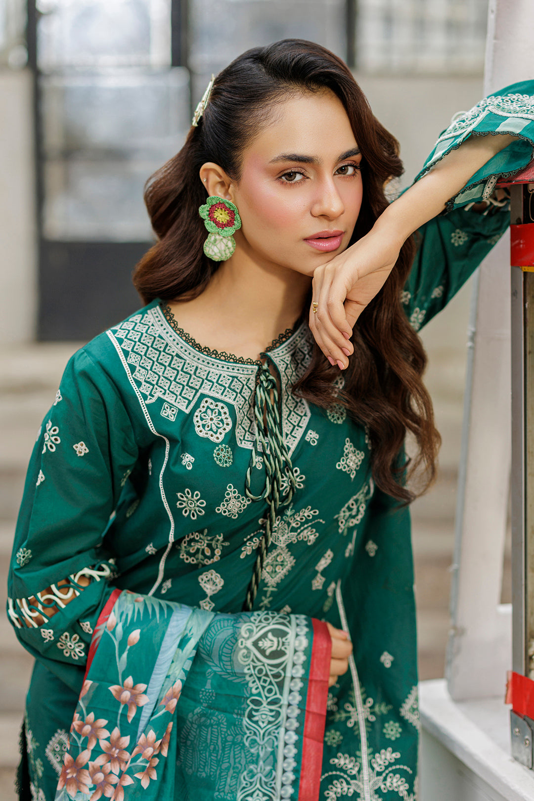 Zellbury | Unstitch 3 Pc Dyed  Embroidered Cotton Collection