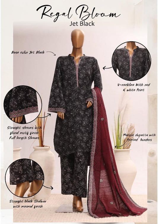 BIN SAEED | Stitch 3PC Printed Khaddar Collection – Premium Winter Collection