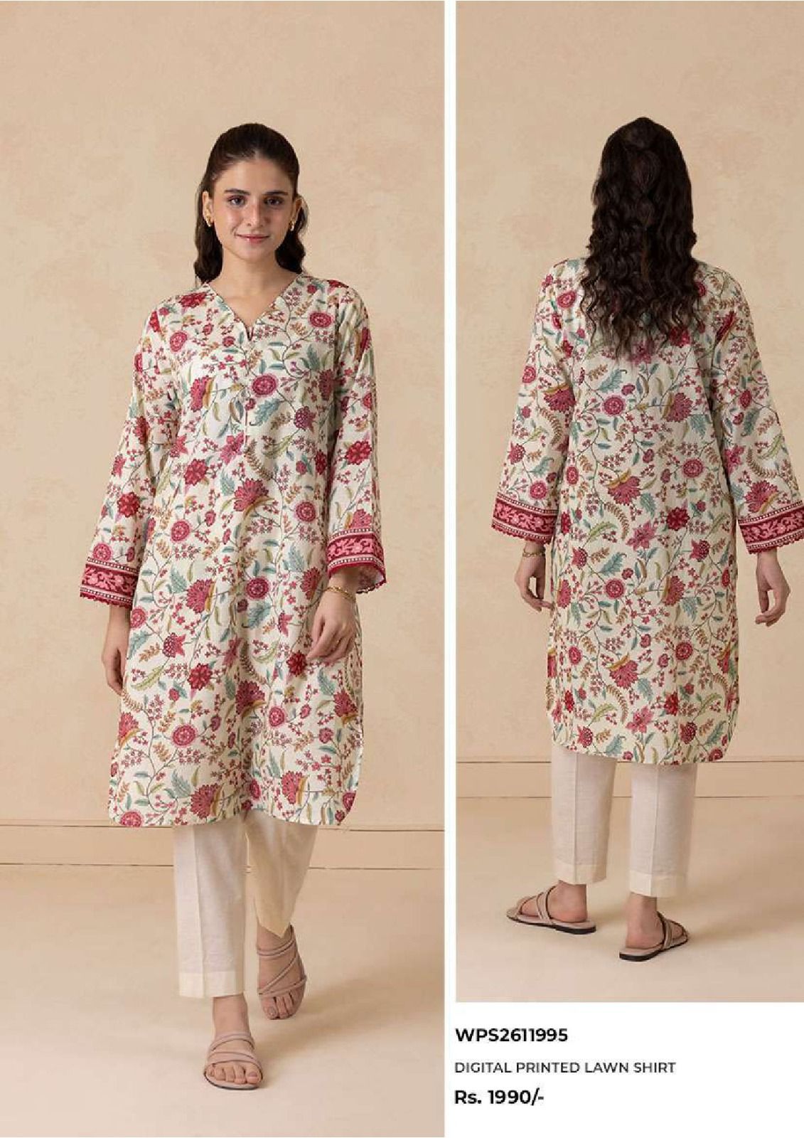 Zellbury | Stitch 1 Pc Digital Printed Lawn Shirt Collection