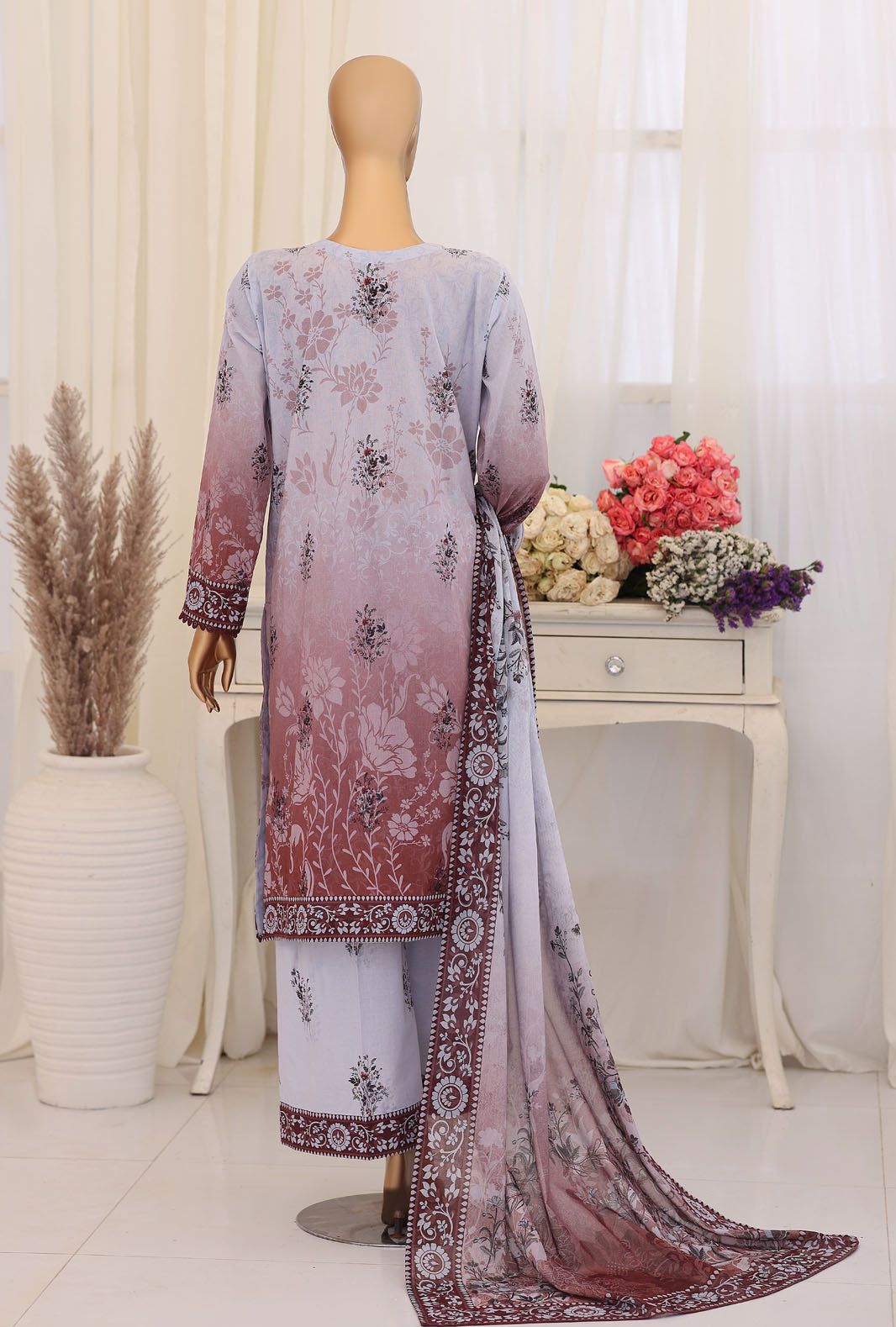 Virsa By HZ | Unstitched 3 Piece Embroidered Lawn Collection