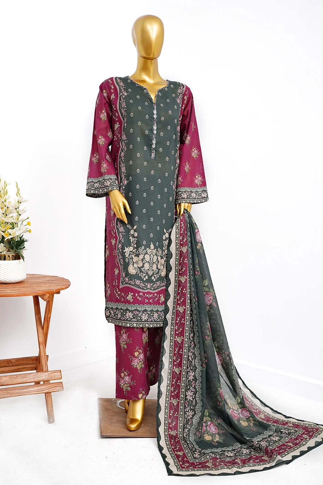 BIN SAEED | Stitched 3 Piece Printed Lawn Collection