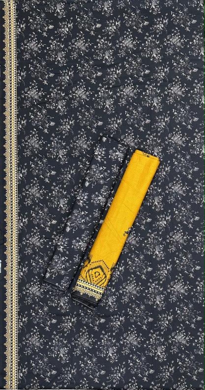 BIN SAEED Unstitched 3 Piece Printed Cotton Collection