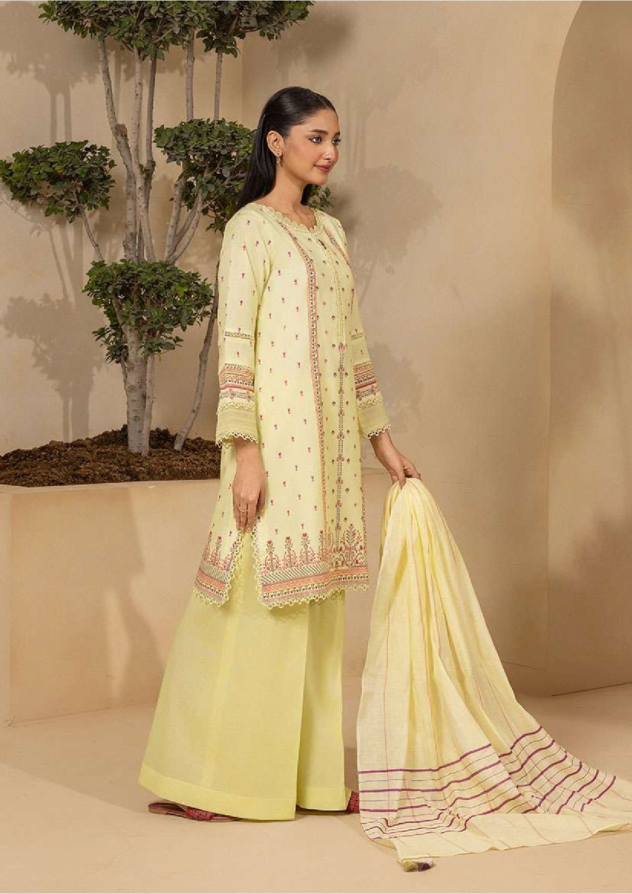 Zellbury | Unstitch 3 Pc Digital Printed Dobby Lawn Collection