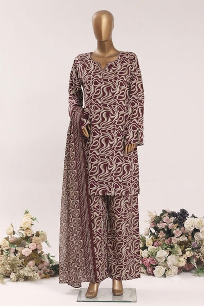 BIN SAEED 3 Piece Printed Farshi Lawn Collection – Premium Summer Lawn Suit for Women | Barerah Fabrics
