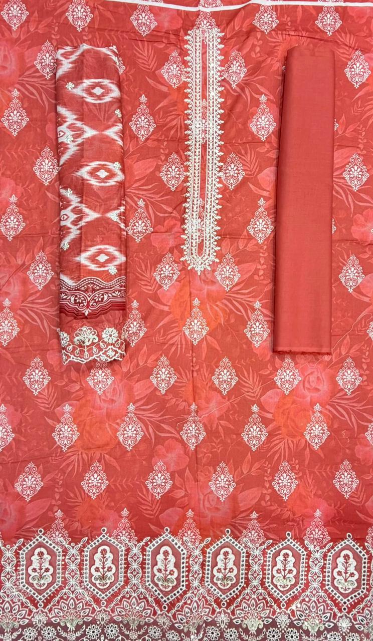 Riwayat Premium Unstitched 3 Piece Embroidered Lawn Collection