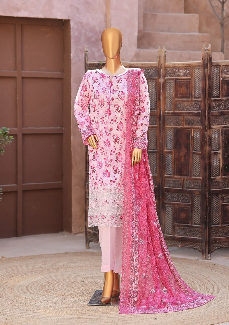 Nayab By HZ | Unstitch 3 Pc Textiles Printkari Embroidered Lawn Collection