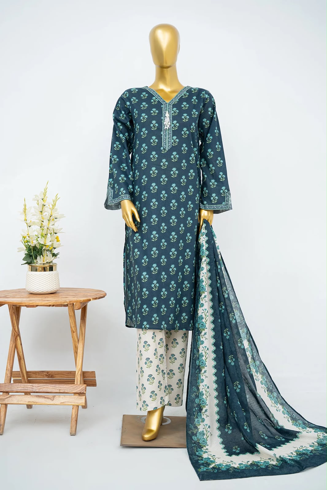 BIN SAEED | Stitched 3 Piece Printed Lawn Collection