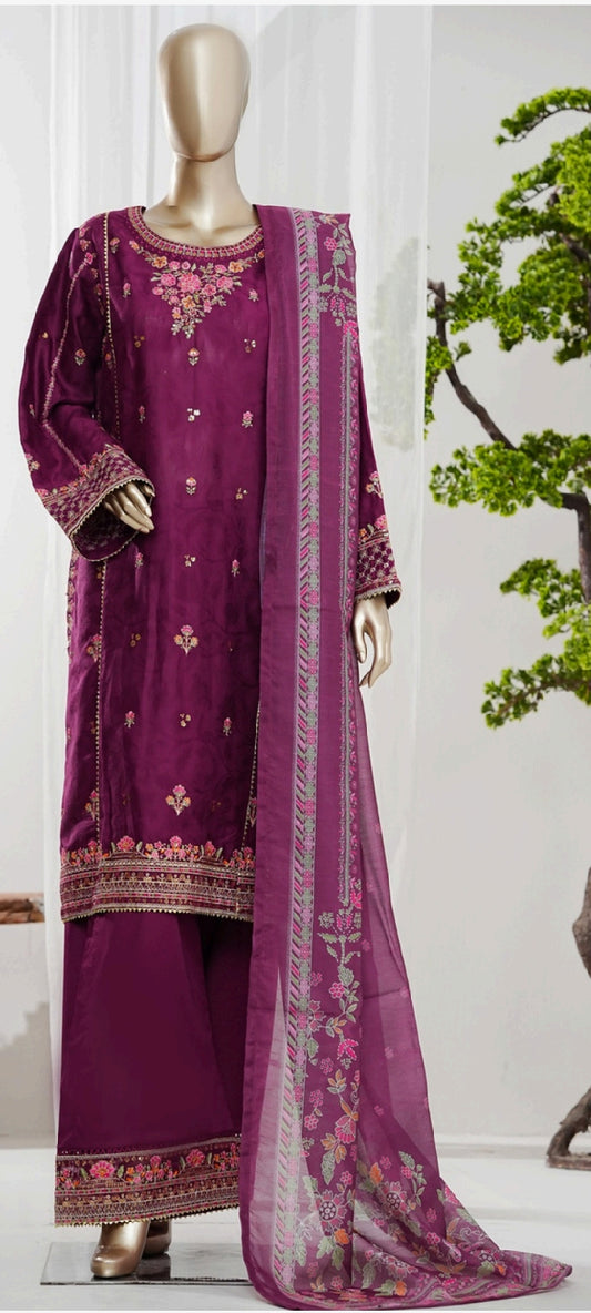 Bin Saeed | Stitch 3 Pc Embroidered Jacquard Collection