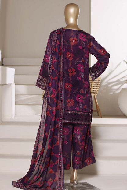 Malika by Sada Bahar | Stitch 3 Pc Embroidered Lawn with Shalwar Collection