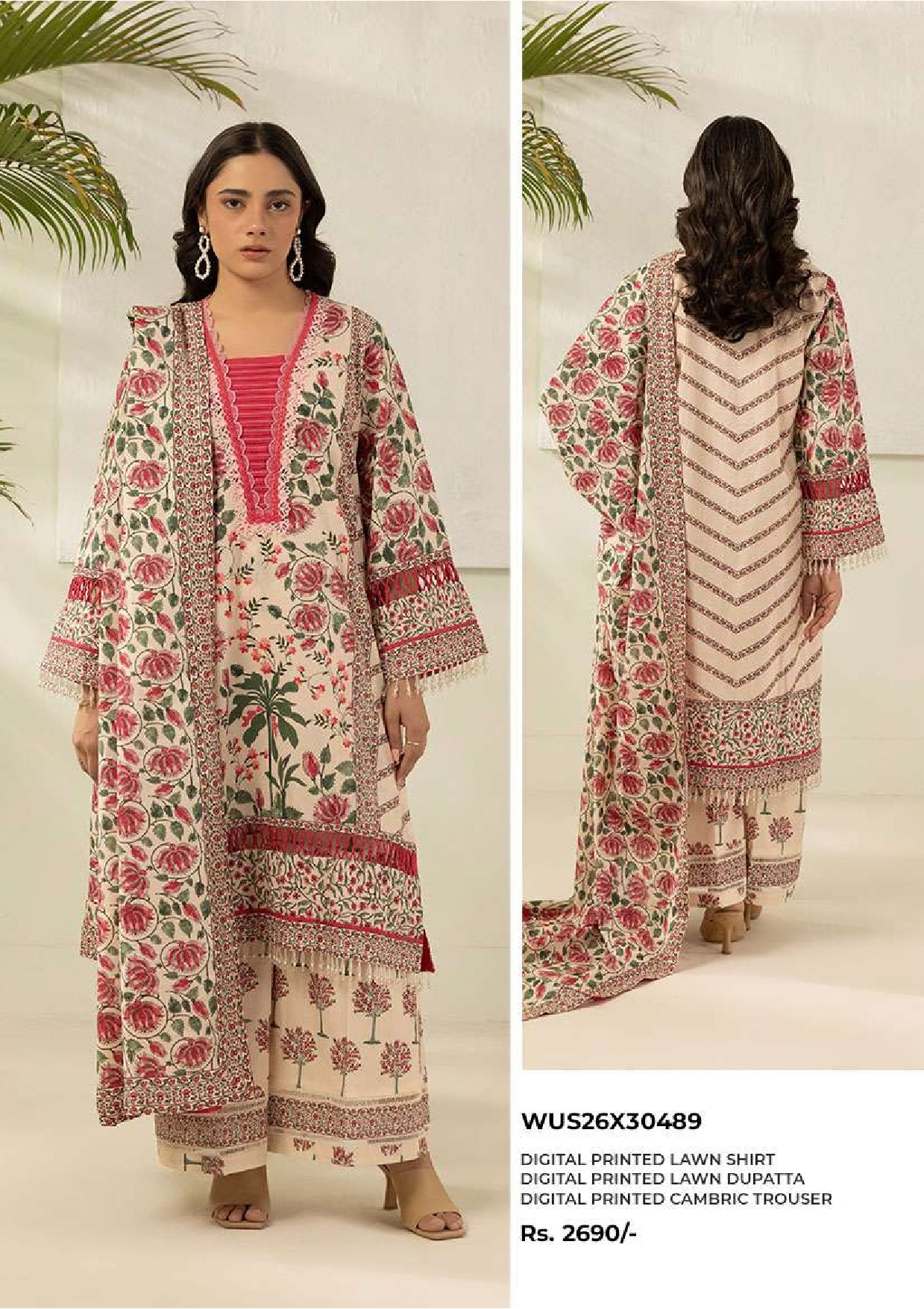 Zellbury | Unstitch 3 Pc Digital Printed Lawn Collection