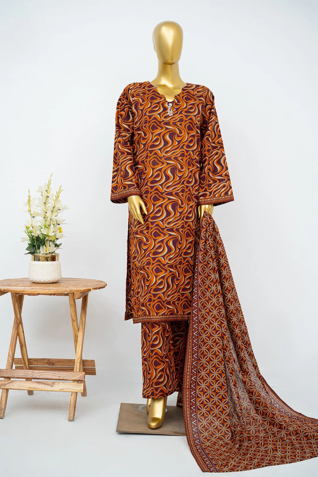BIN SAEED | Stitched 3 Piece Printed Lawn Collection