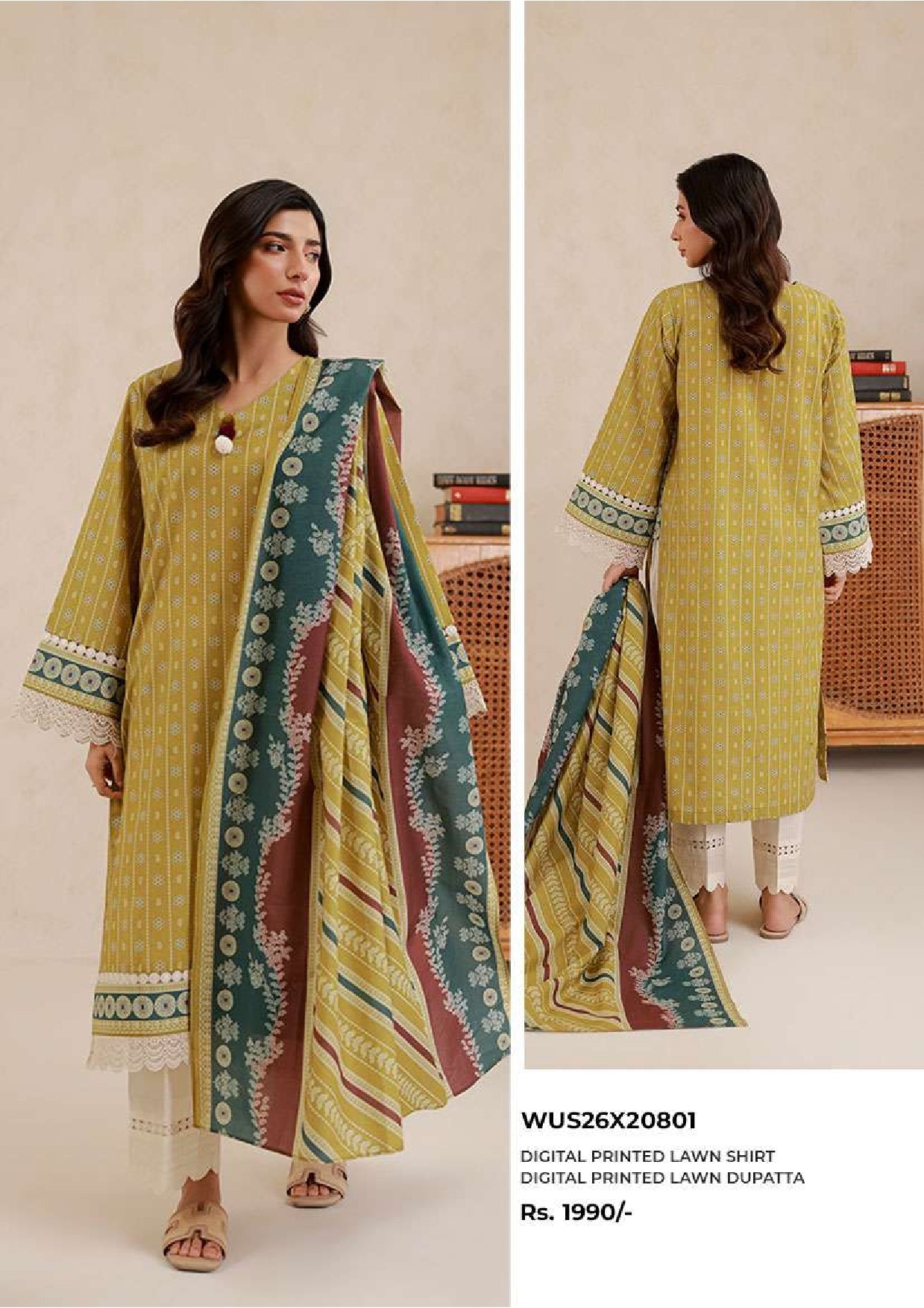 Zellbury | Unstitch 2 Pc Digital Printed Lawn Collection