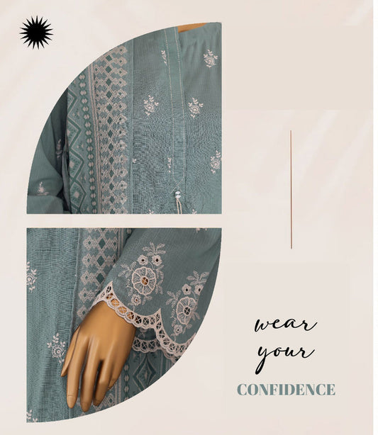 ORIENTAL Printkari | Unstitched 3Pc Embroidered Lawn Collection