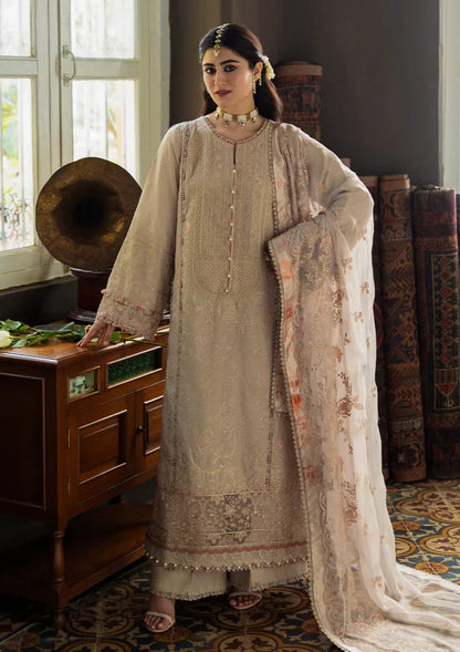 KAHF Unstitched 3-PC Embroidered Premium Lawn Collection