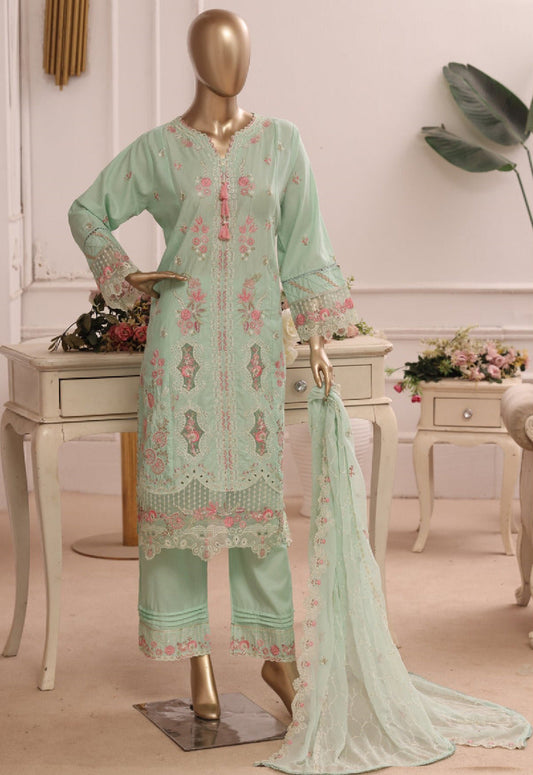 Bin Saeed | Stitched 3 Pc Luxury Embroidered Lawn Collection
