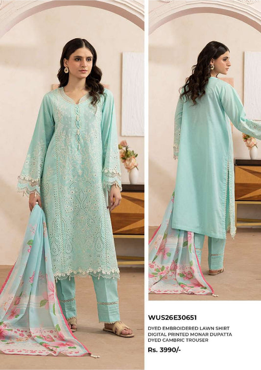 Zellbury | Unstitch 3 Pc Digital Embroidered Lawn Collection