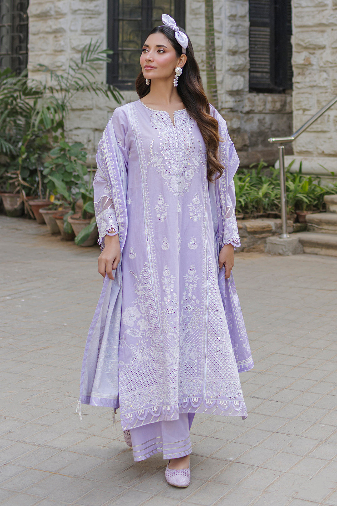 Zellbury | Unstitch 3 Pc Dyed  Embroidered Cotton Collection