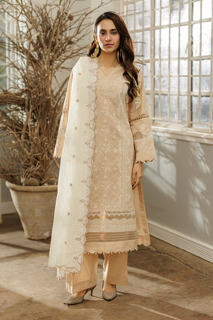 Zellbury | Unstitch 3 Pc Dyed  Embroidered Cotton Collection