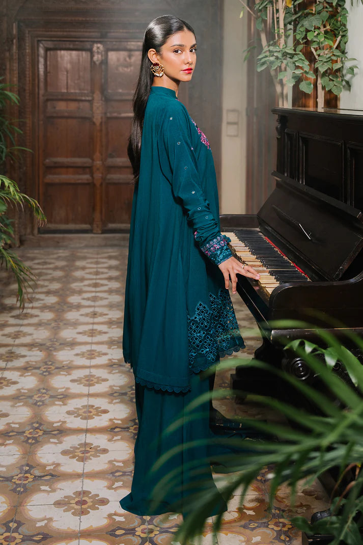 Zellbury | Unstitched 3 Pc Dyed Embroidered Viscose Collection